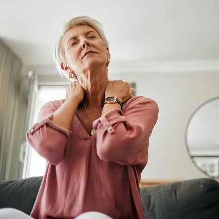 Reduced movement or flexibility