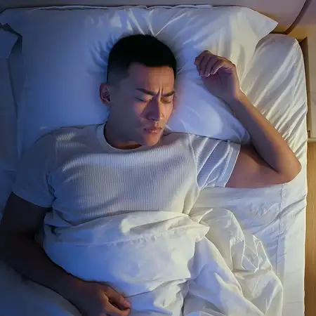 Trouble sleeping due to discomfort