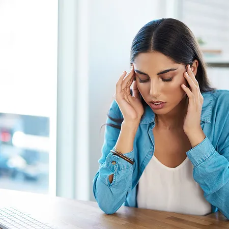 Headaches linked to jaw tension or clenching