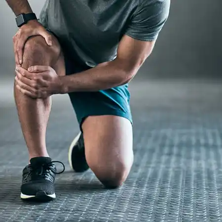 Weakness in previously injured muscles